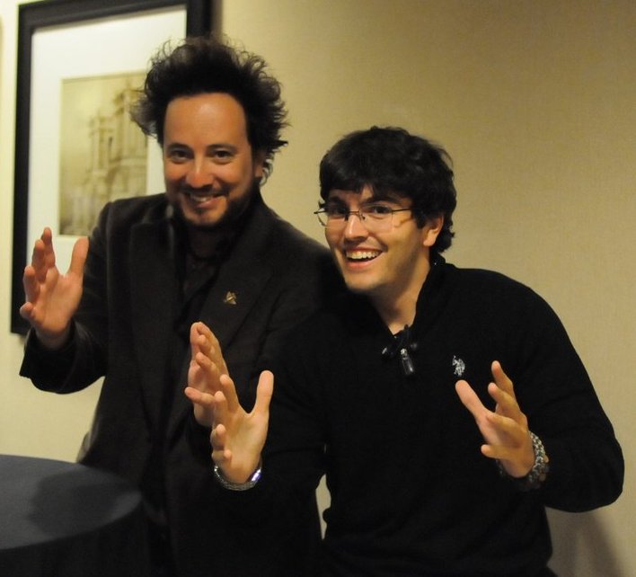 Picture of me with the Ancient Aliens guy. Because Aliens.